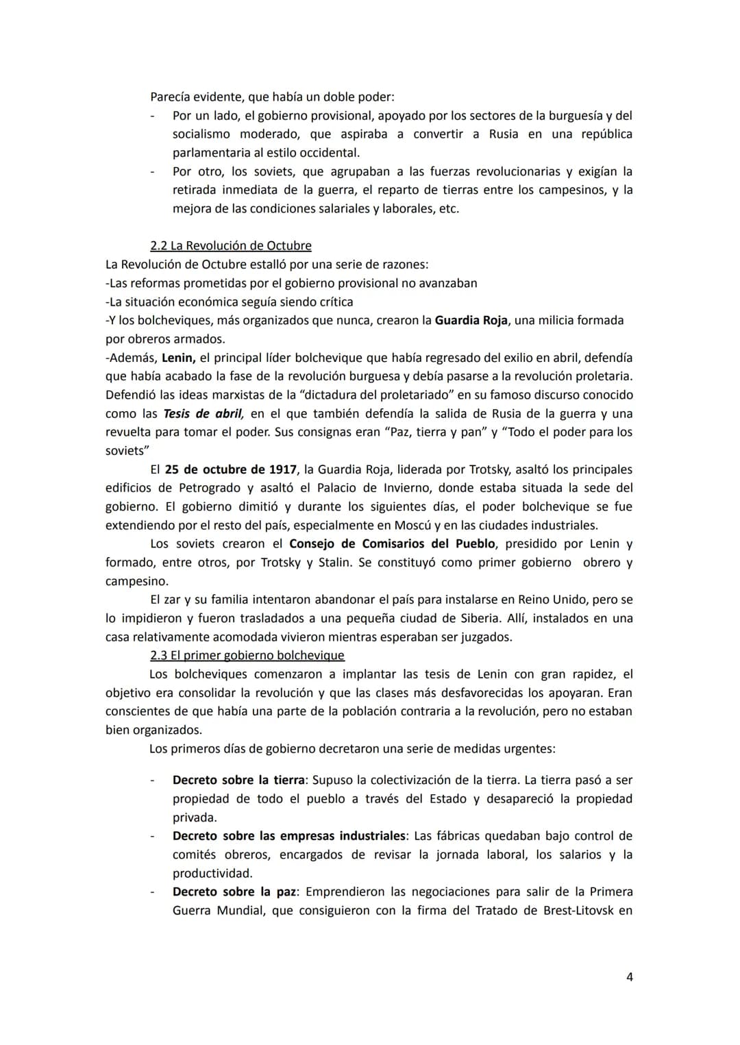 TEMA 7: LA REVOLUCIÓN RUSA Y EL NACIMIENTO DEL ESTADO SOVIÉTICO
Esquema:
1.- Rusia a inicios del siglo XX
1.1 La oposición al zar
1.2 La Rev