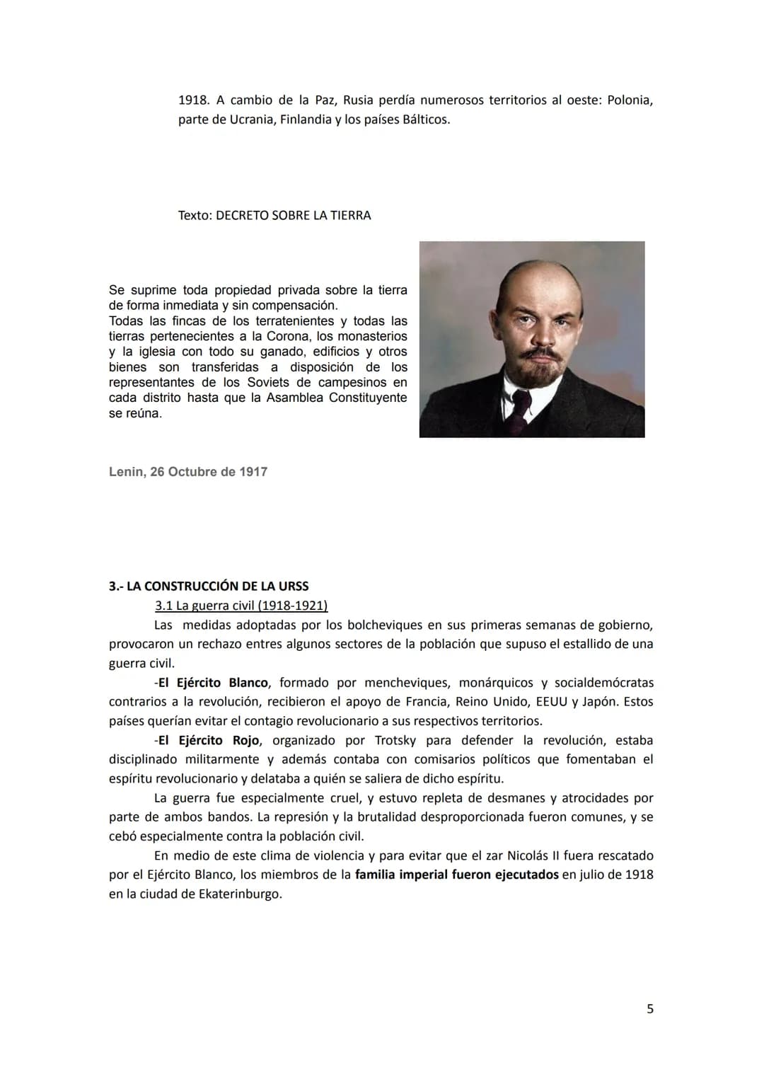 TEMA 7: LA REVOLUCIÓN RUSA Y EL NACIMIENTO DEL ESTADO SOVIÉTICO
Esquema:
1.- Rusia a inicios del siglo XX
1.1 La oposición al zar
1.2 La Rev