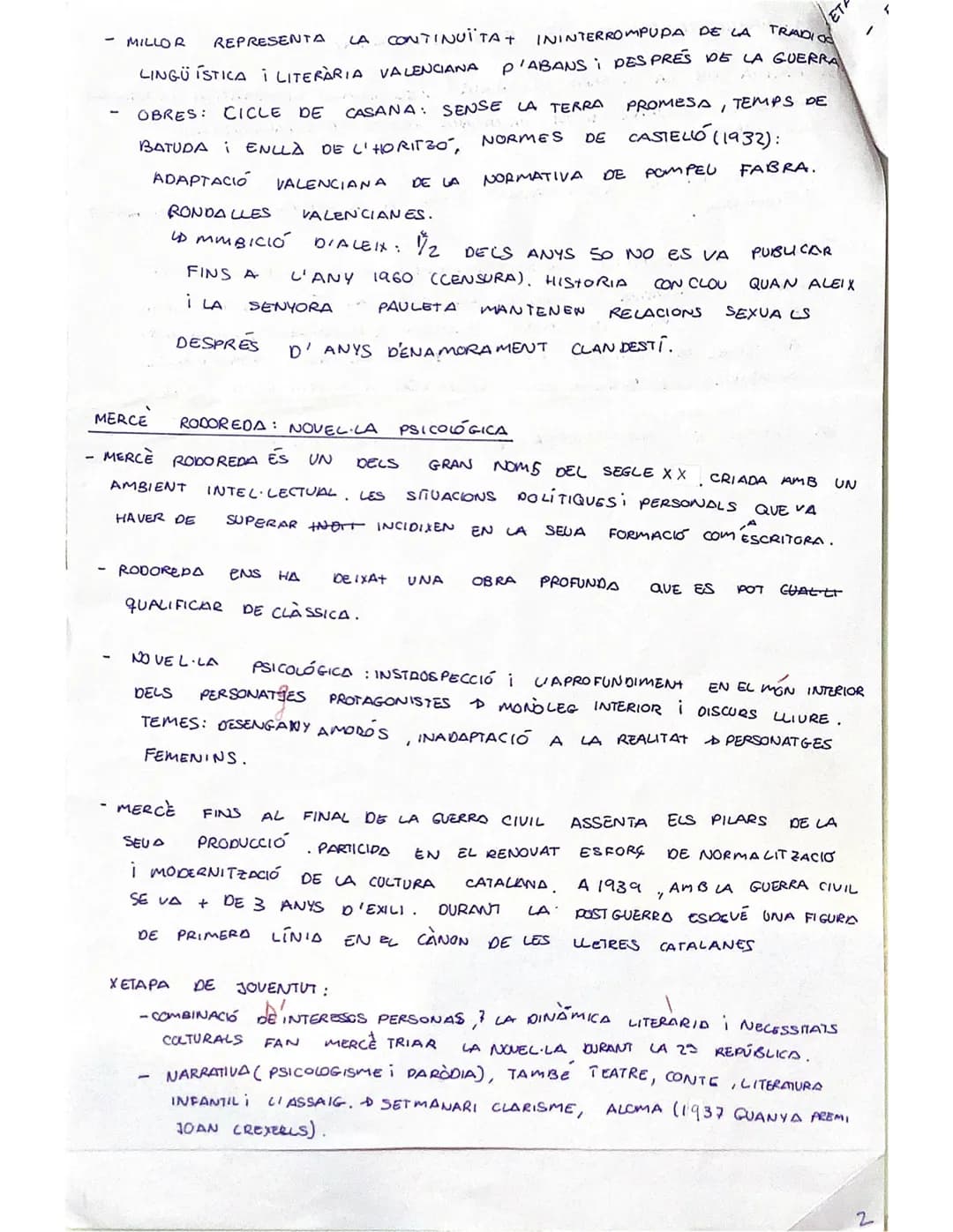 тема
EMA 1: NARRATIVA DES DE 1939 FINS A L'ACTUALITAT.
- LA PERDU A DE
GUERRA COMPORTA L'ELIMINACIÓ SISTEMÀTICA DE TOTS ELS
ORGANISMES CULTU