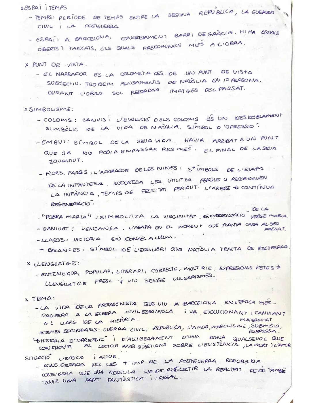 тема
EMA 1: NARRATIVA DES DE 1939 FINS A L'ACTUALITAT.
- LA PERDU A DE
GUERRA COMPORTA L'ELIMINACIÓ SISTEMÀTICA DE TOTS ELS
ORGANISMES CULTU