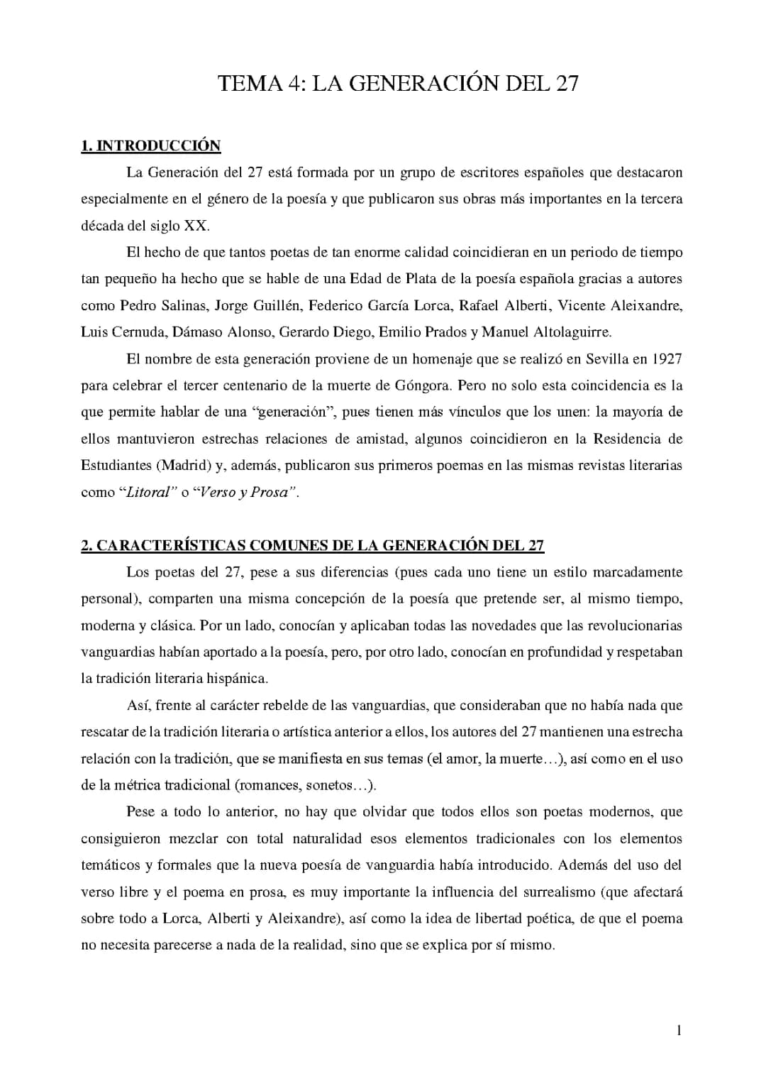 Generación del 27 EBAU