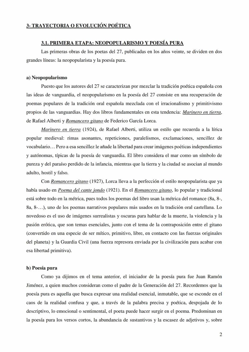 TEMA 4: LA GENERACIÓN DEL 27
1. INTRODUCCIÓN
La Generación del 27 está formada por un grupo de escritores españoles que destacaron
especialm