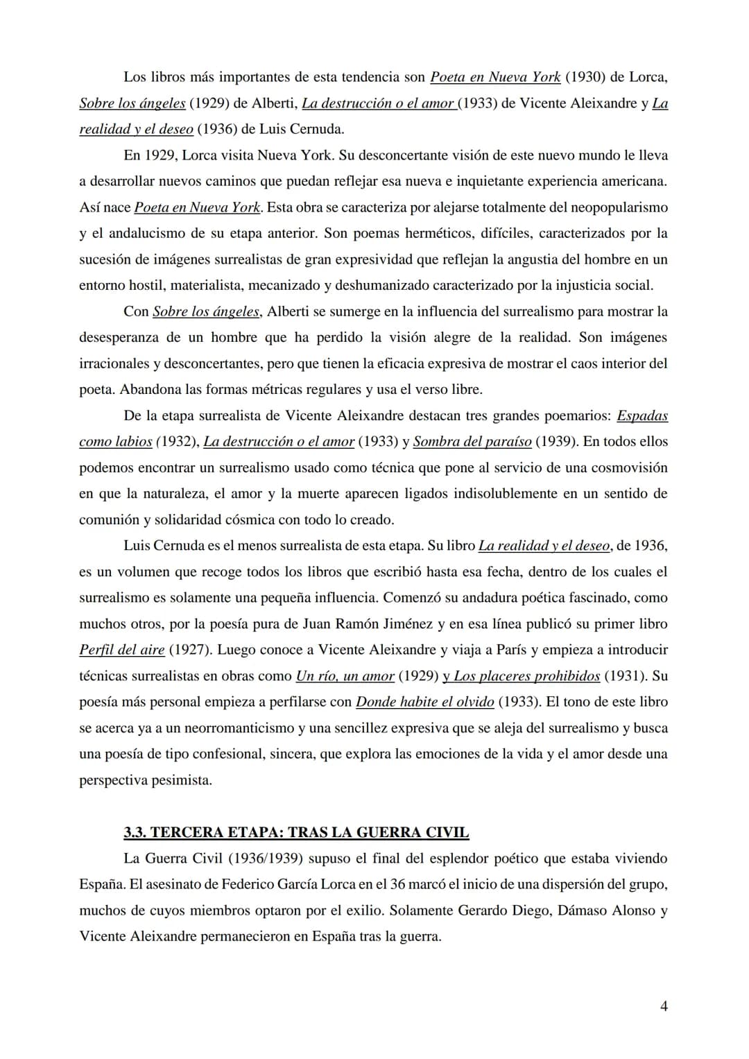 TEMA 4: LA GENERACIÓN DEL 27
1. INTRODUCCIÓN
La Generación del 27 está formada por un grupo de escritores españoles que destacaron
especialm