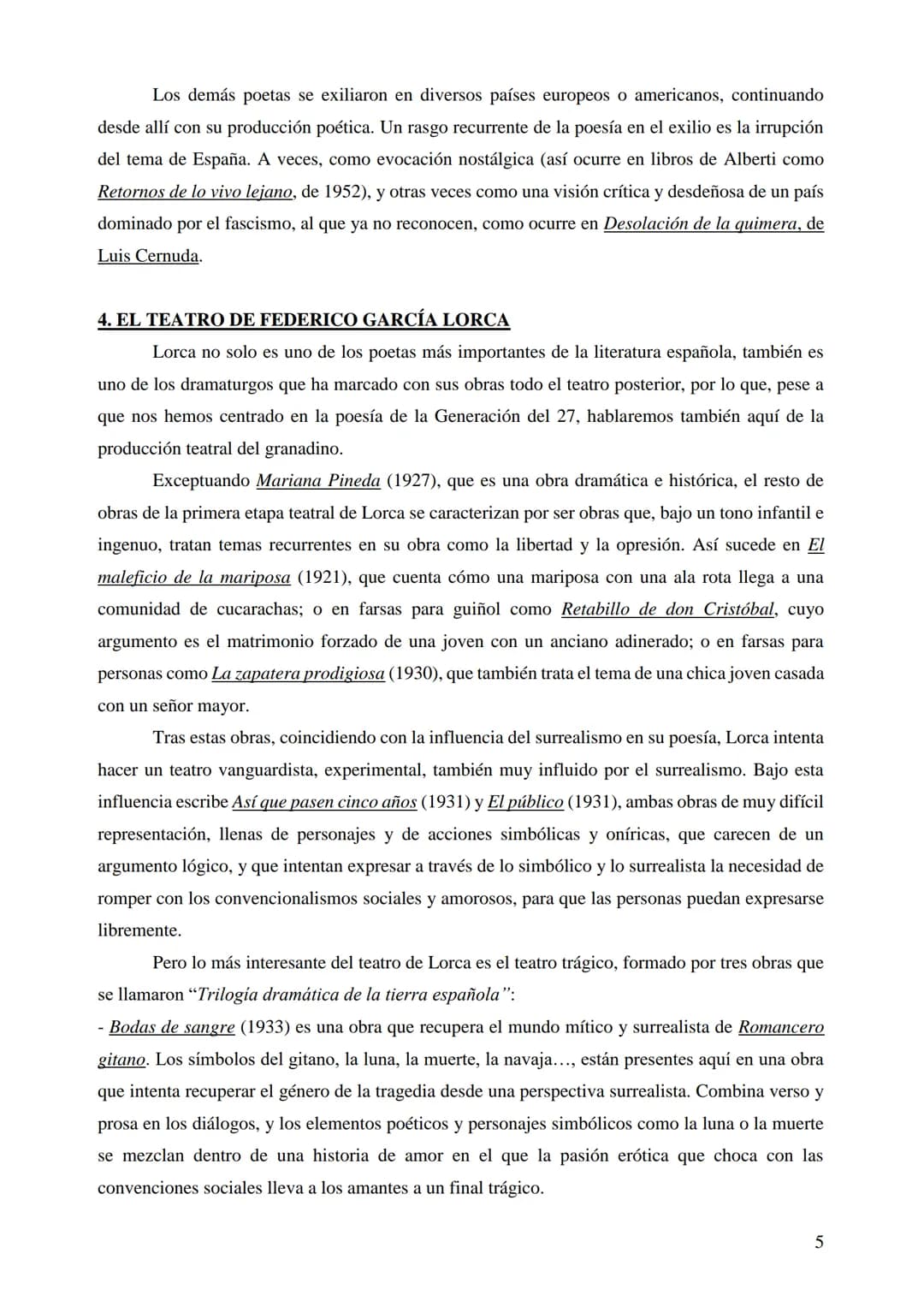 TEMA 4: LA GENERACIÓN DEL 27
1. INTRODUCCIÓN
La Generación del 27 está formada por un grupo de escritores españoles que destacaron
especialm