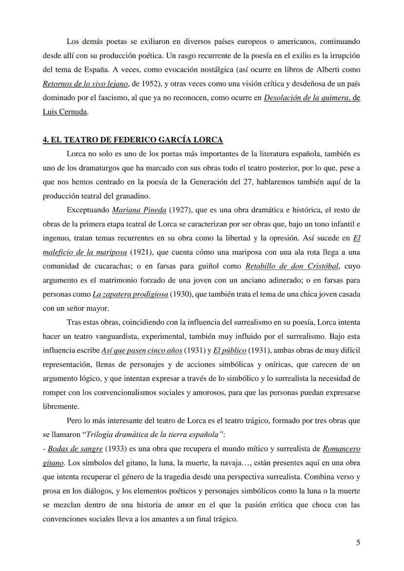 TEMA 4: LA GENERACIÓN DEL 27
1. INTRODUCCIÓN
La Generación del 27 está formada por un grupo de escritores españoles que destacaron
especialm
