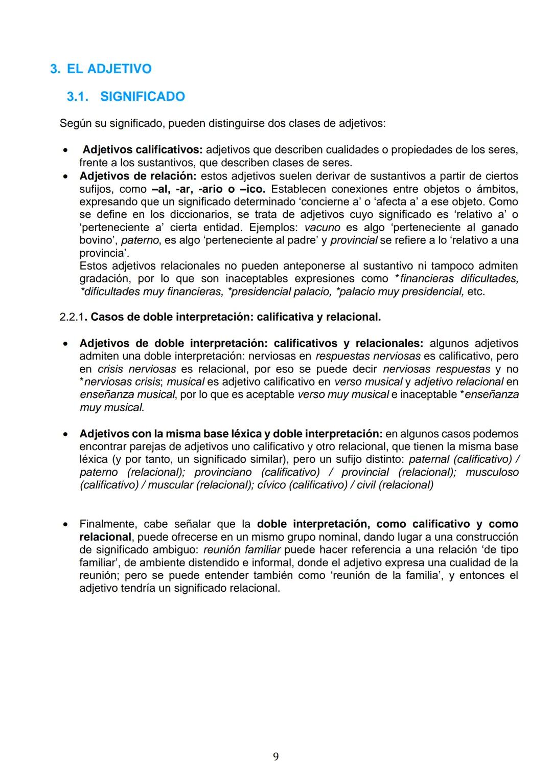 OZ
# LAS CATEGORÍAS GRAMATICALES I
SNSНС

1. LAS CLASES DE PALABRAS
1.1. Propiedades semánticas.
1.2. Propiedades morfológicas: Palabras var