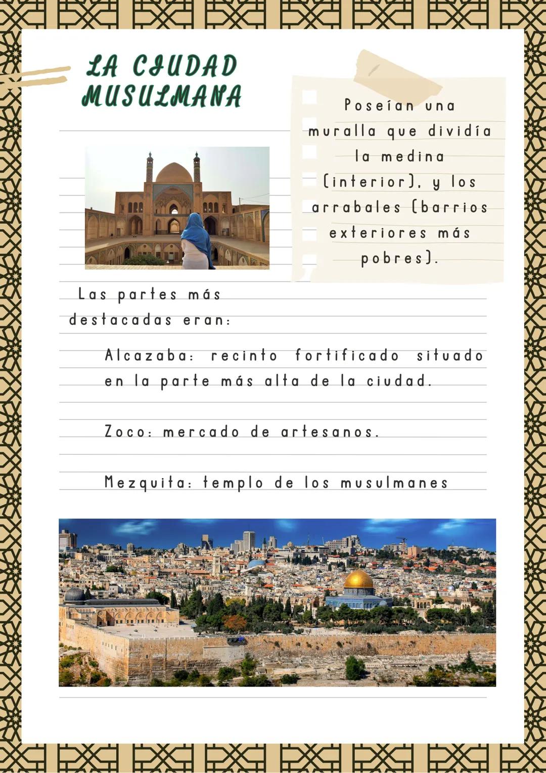 # VIDA Y CULTURA EN AL-
ÁNDALUS

LA SOCIEDAD Se dividía según la
religión

MUSULMANES
Poseían los cargos
de gobierno y las
tierras.

MULADIE