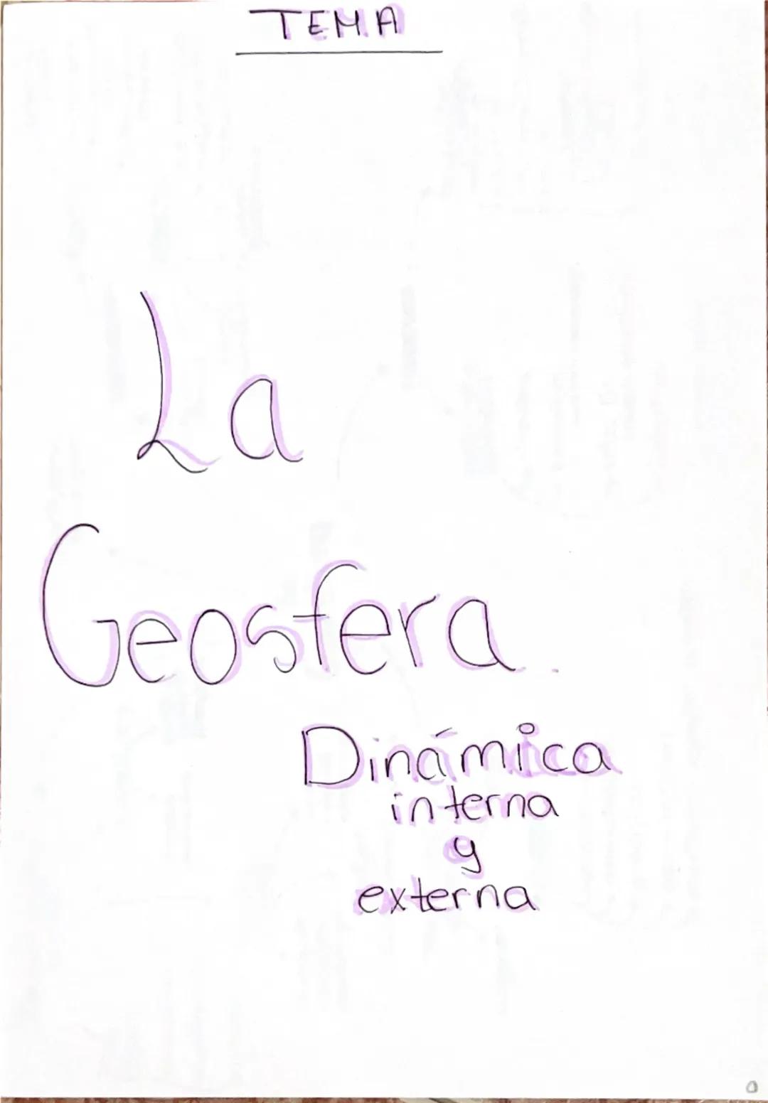 # TEMA

La
Geosfera.
Dinámica
in
terna
y
externa Teoria tectónica
placas
Tipos
Placas
Excepciones
soceánicas
Bordes
continental
destructivos