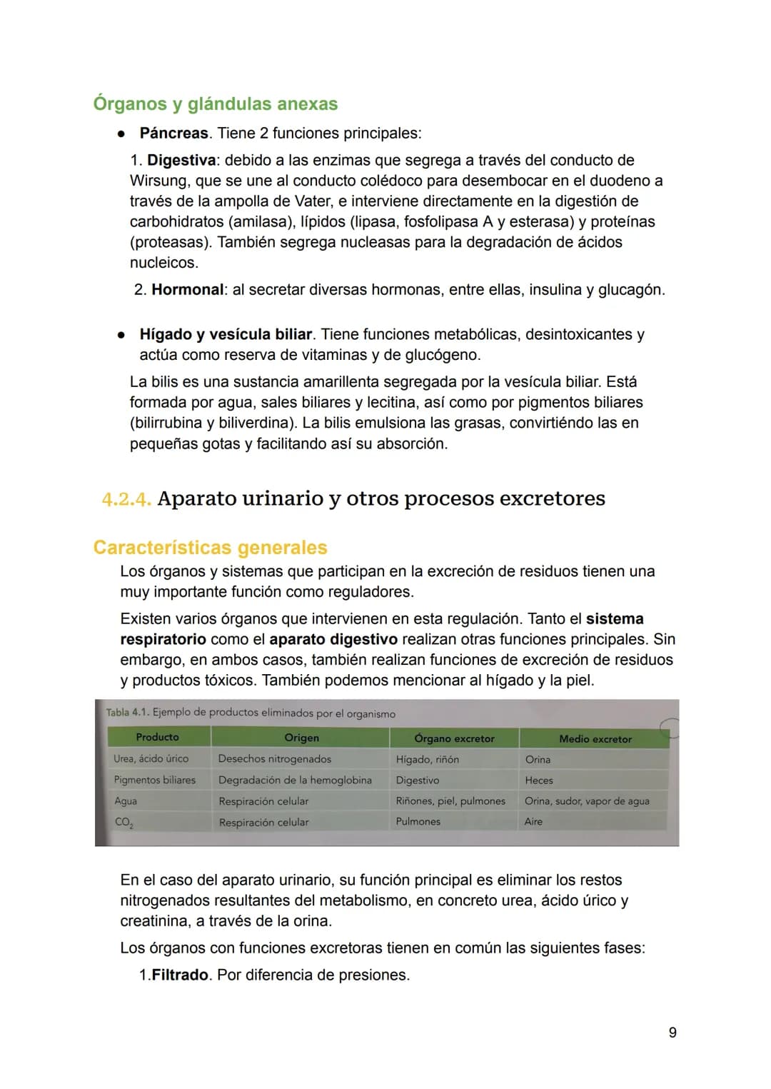 UNIDAD 4
4.1. Clasificación de los sistemas y aparatos del organismo
Sistemas: Agrupa órganos interrelacionados que tienen el mismo origen
e