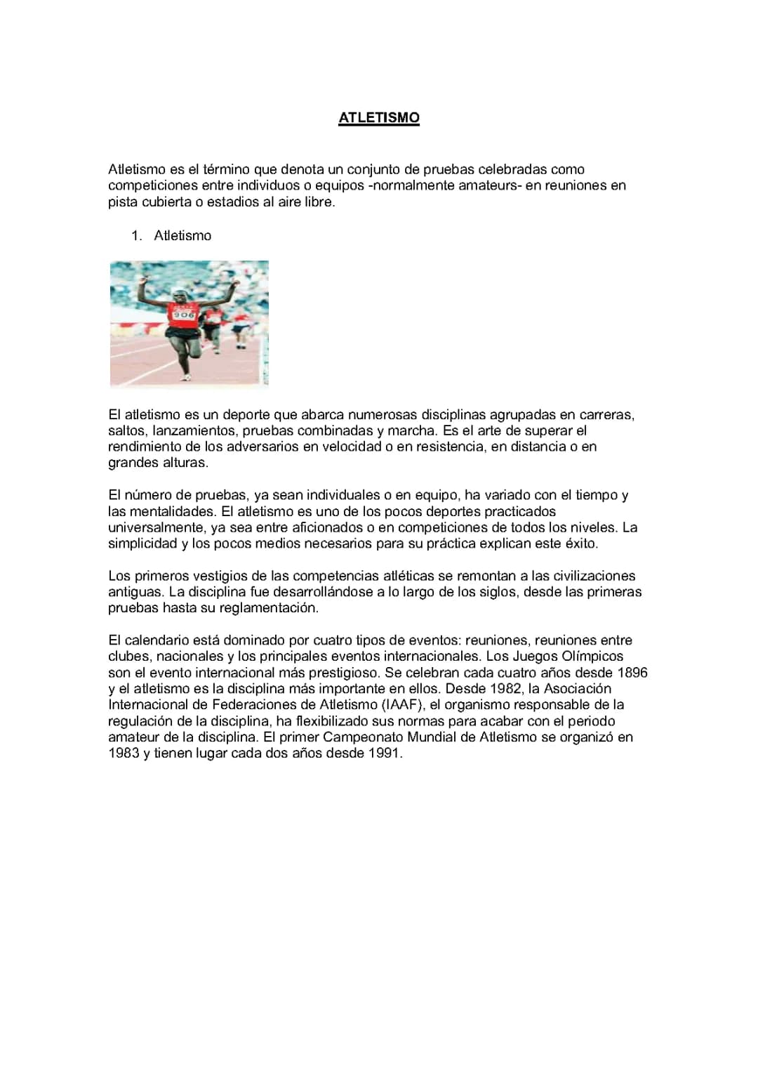 Atletismo