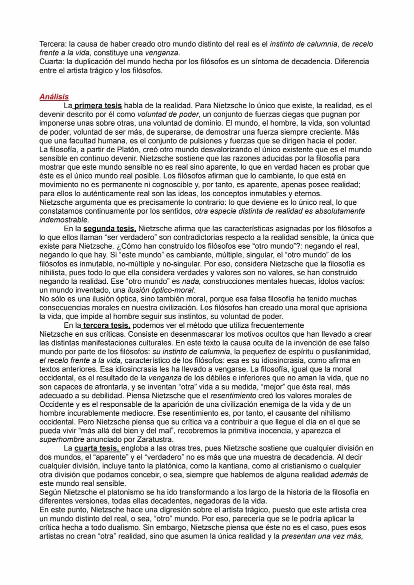 Resumen y análisis por fragmentos del texto:
TEXTO I: LA IDIOSINCRASIA DE LOS FILÓSOFOS: EL MIEDO AL DEVENIR.
Resumen
En este texto, en prim
