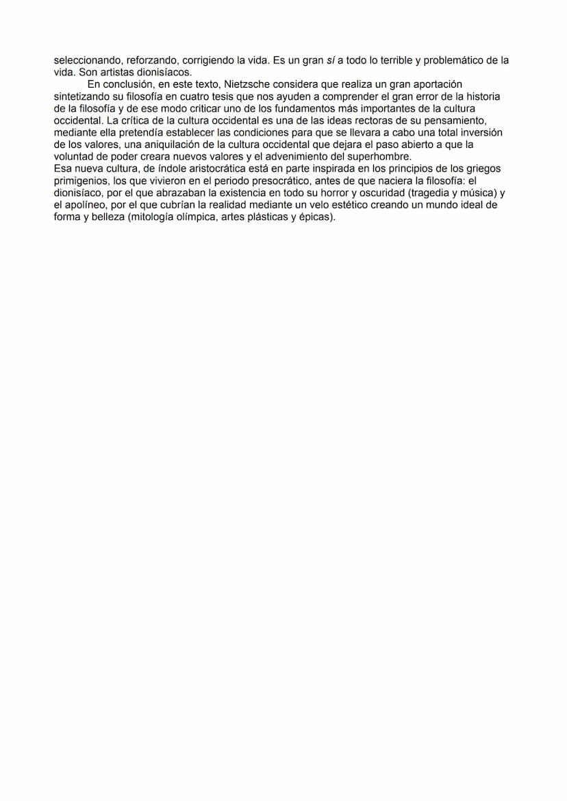 Resumen y análisis por fragmentos del texto:
TEXTO I: LA IDIOSINCRASIA DE LOS FILÓSOFOS: EL MIEDO AL DEVENIR.
Resumen
En este texto, en prim
