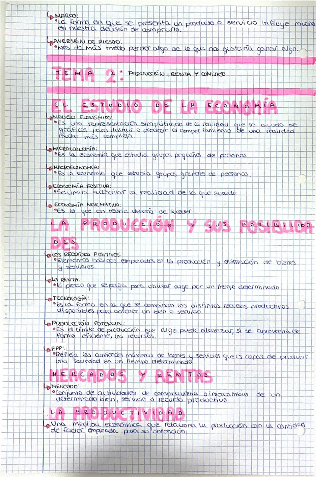 # TEMA A: LA ECONOMÍA DE LAS PERSONAS

¿Qué es la ECONOMIAZ
ES
Todo aquello que satisfare nuestras netesiaceles to denominamos bienes
y serv