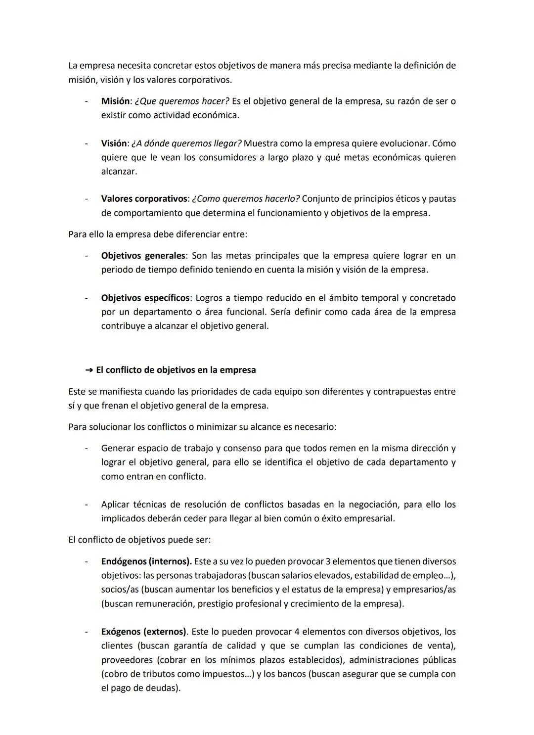 Tema 1
La economía y la empresa
1. La empresa: elementos, funcionamiento y objetivos
La empresa es un agente económico que representa al sec