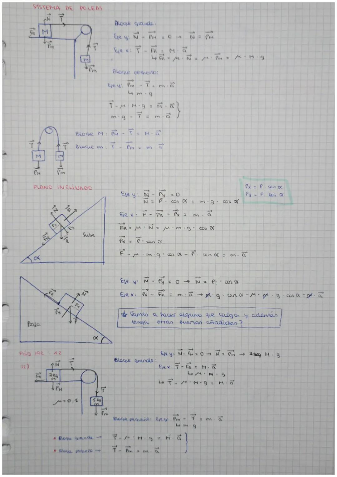 tuna 6: dinámica.
Cinemátios: estudio del movimiento de los cuerpos sin tener en cuenta las causas de este
↳ Dinámica: emicio de los factore