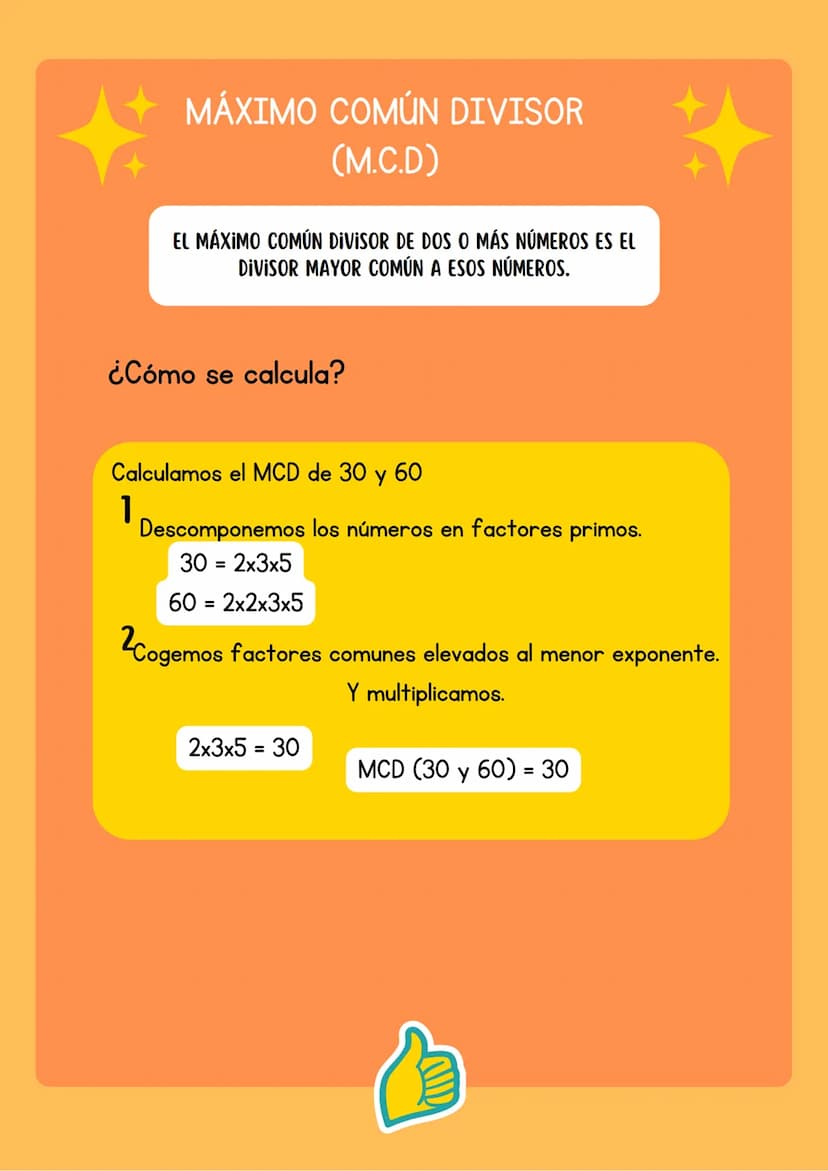 MÍNIMO COMÚN MÚLTIPLO
(m.c.m)
EL MÍNIMO COMÚN MÚLTIPLO DE DOS O MÁS NÚMEROS ES EL
MENOR MÚLTIPLO COMÚN DE AMBOS NÚMEROS.
¿Cómo se calcula?
2