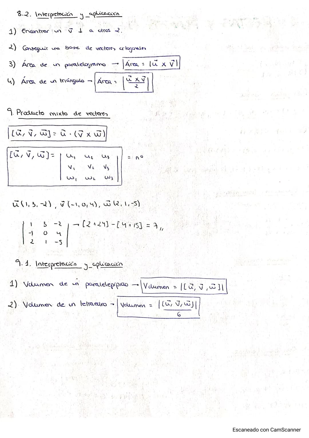 TEMA 7: scometrin en el espacio - sectares
Plano
2 dimensiones
y
• Puntos
P(2,1)
• Vectores - v (-1,0)
• Rectos - r, s, t.
1. Definición.
Un