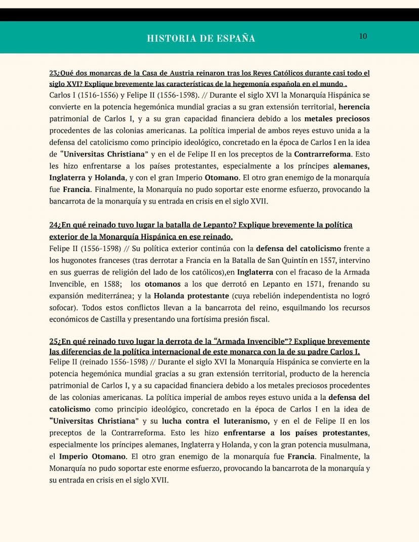 Preguntas cortas
Bloque 1-4
Retrato ecuestre de Carlos V en Mülberg realizado por Tiziano en 1548
A
GEOGRAFIA
E HISTORIA
Carlos Javier Garri