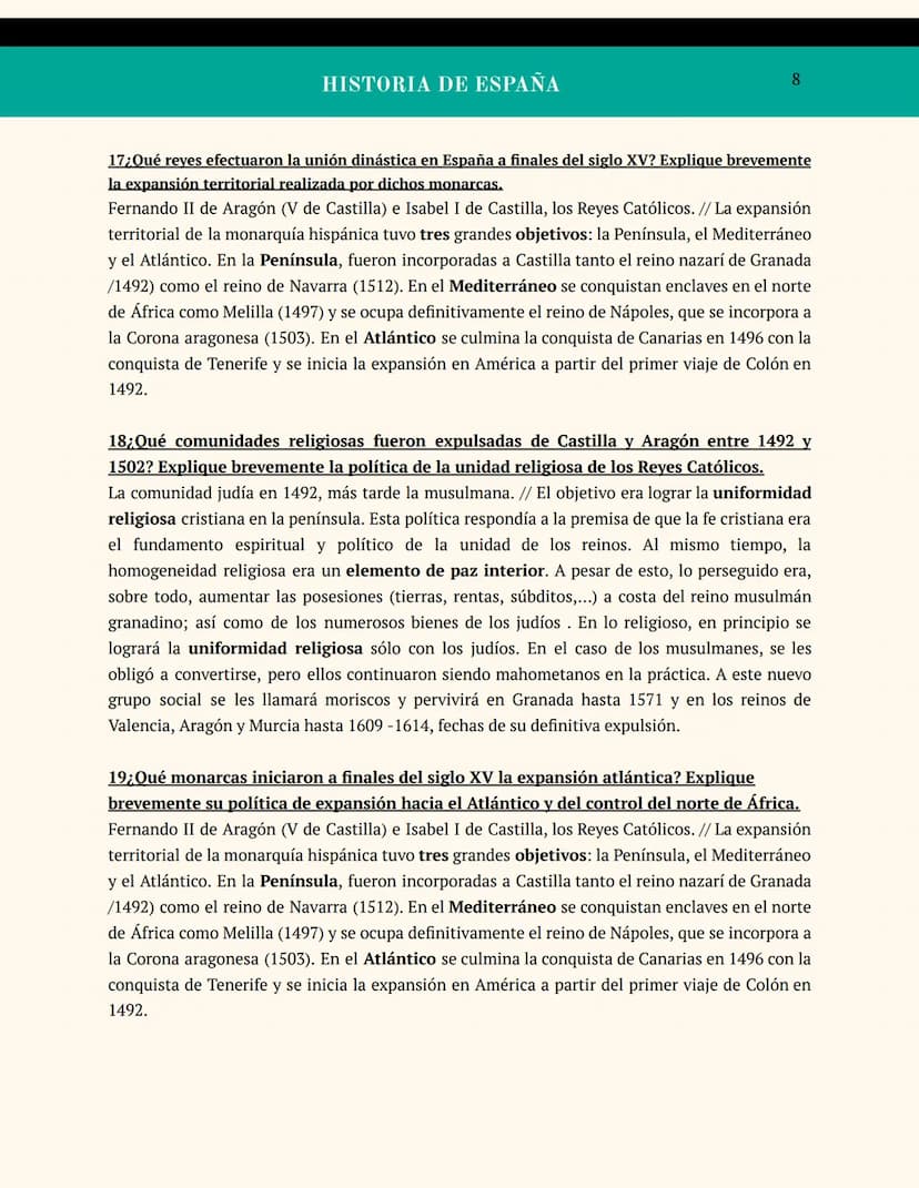 Preguntas cortas
Bloque 1-4
Retrato ecuestre de Carlos V en Mülberg realizado por Tiziano en 1548
A
GEOGRAFIA
E HISTORIA
Carlos Javier Garri