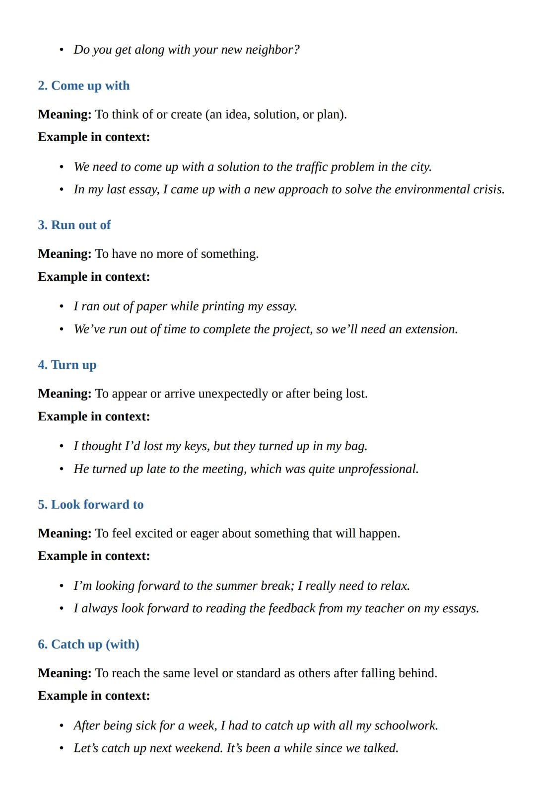 PHRASAL VERBS FOR
WRITING AND SPEAKING
What are Phrasal Verbs?
Phrasal verbs are combinations of verbs and one or more particles (prepositio