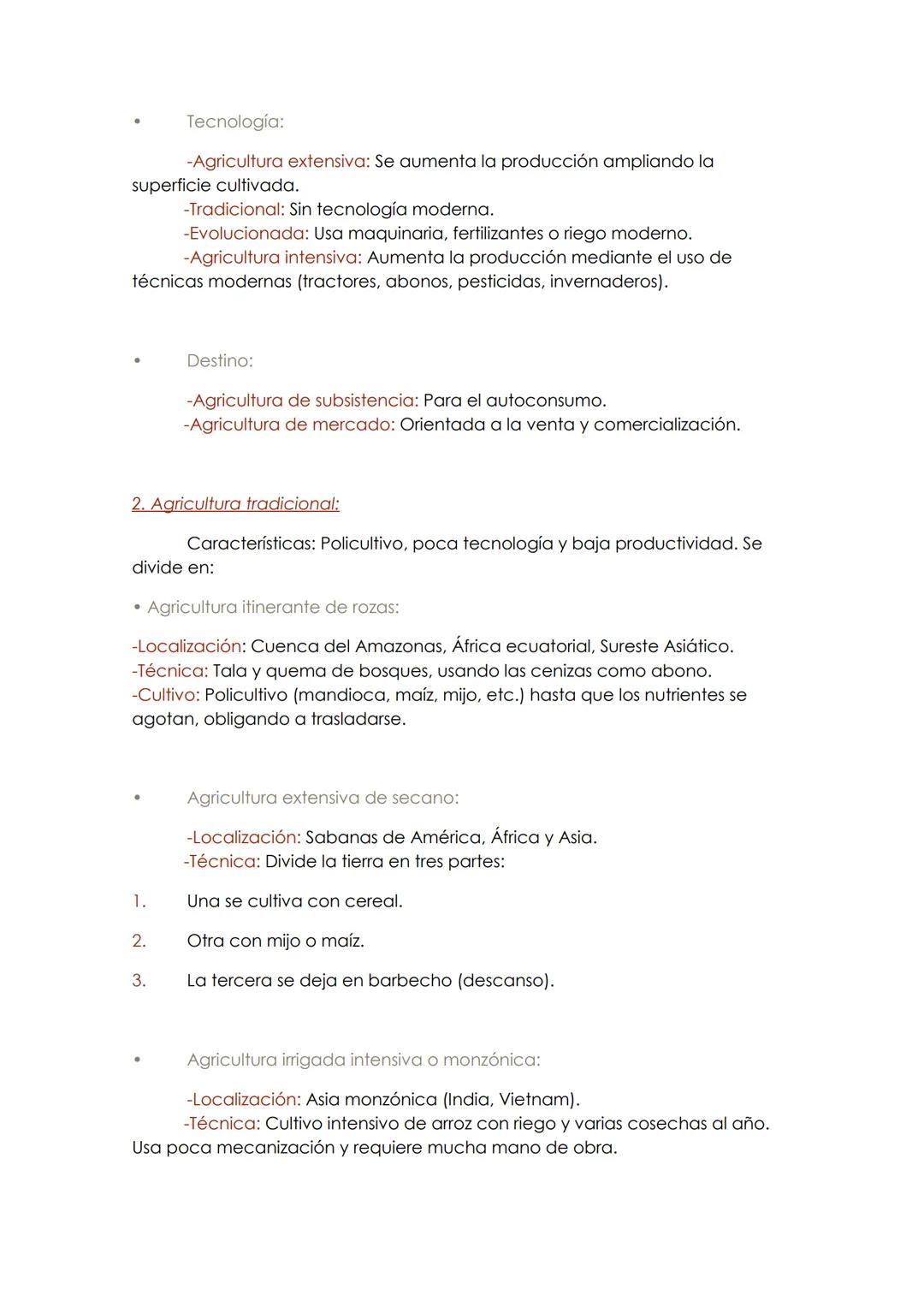 --- OCR Start ---
SECTOR PRIMARIO
1-. Parcelas y sistemas de cultivos;
• Parcelas: Terreno usado para actividades agrarias (agricultura o
ga