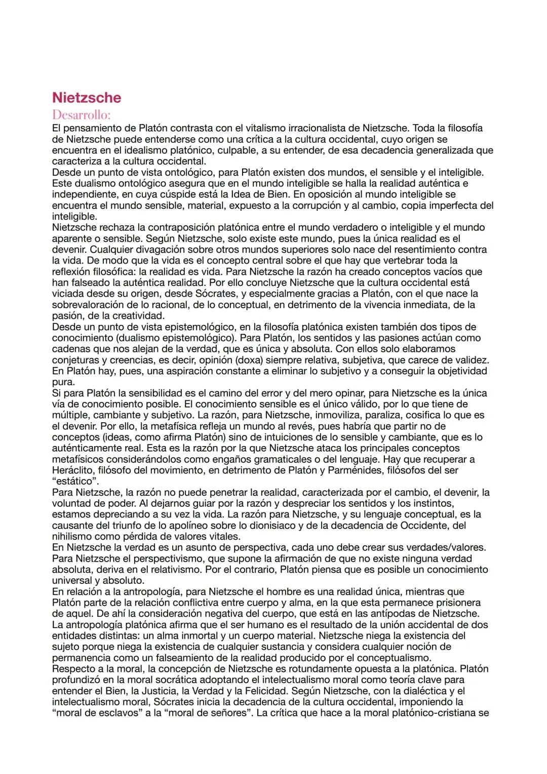Filosofía 2º Bachillerato
(Temas de desarrollo y comentarios de texto)
Platón
Ontología: Teoría de las ideas
Dualismo ontológico
Platón dist