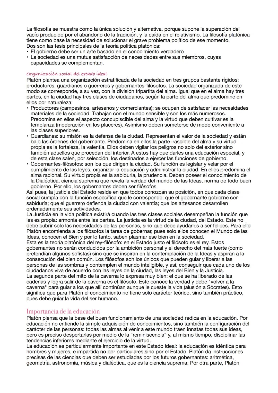 Filosofía 2º Bachillerato
(Temas de desarrollo y comentarios de texto)
Platón
Ontología: Teoría de las ideas
Dualismo ontológico
Platón dist