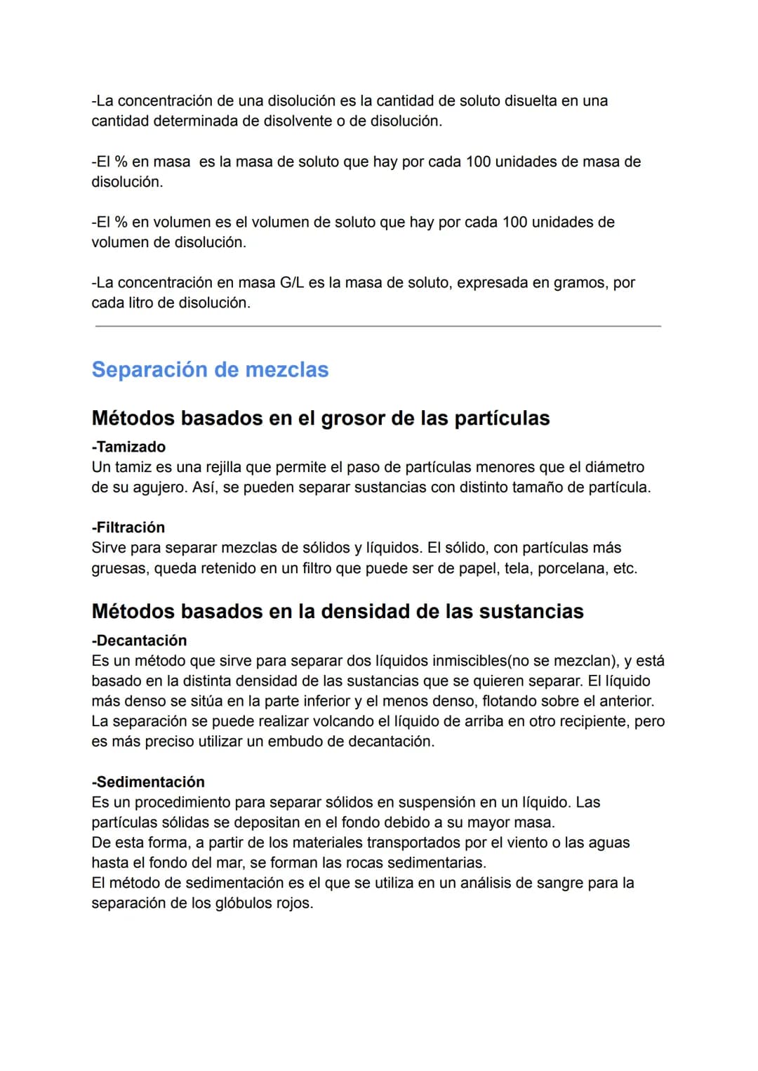 DISOLUCIONES
Las disoluciones son mezclas homogéneas formadas por varias sustancias puras en
proporciones variables.
-Disolvente
Es la susta