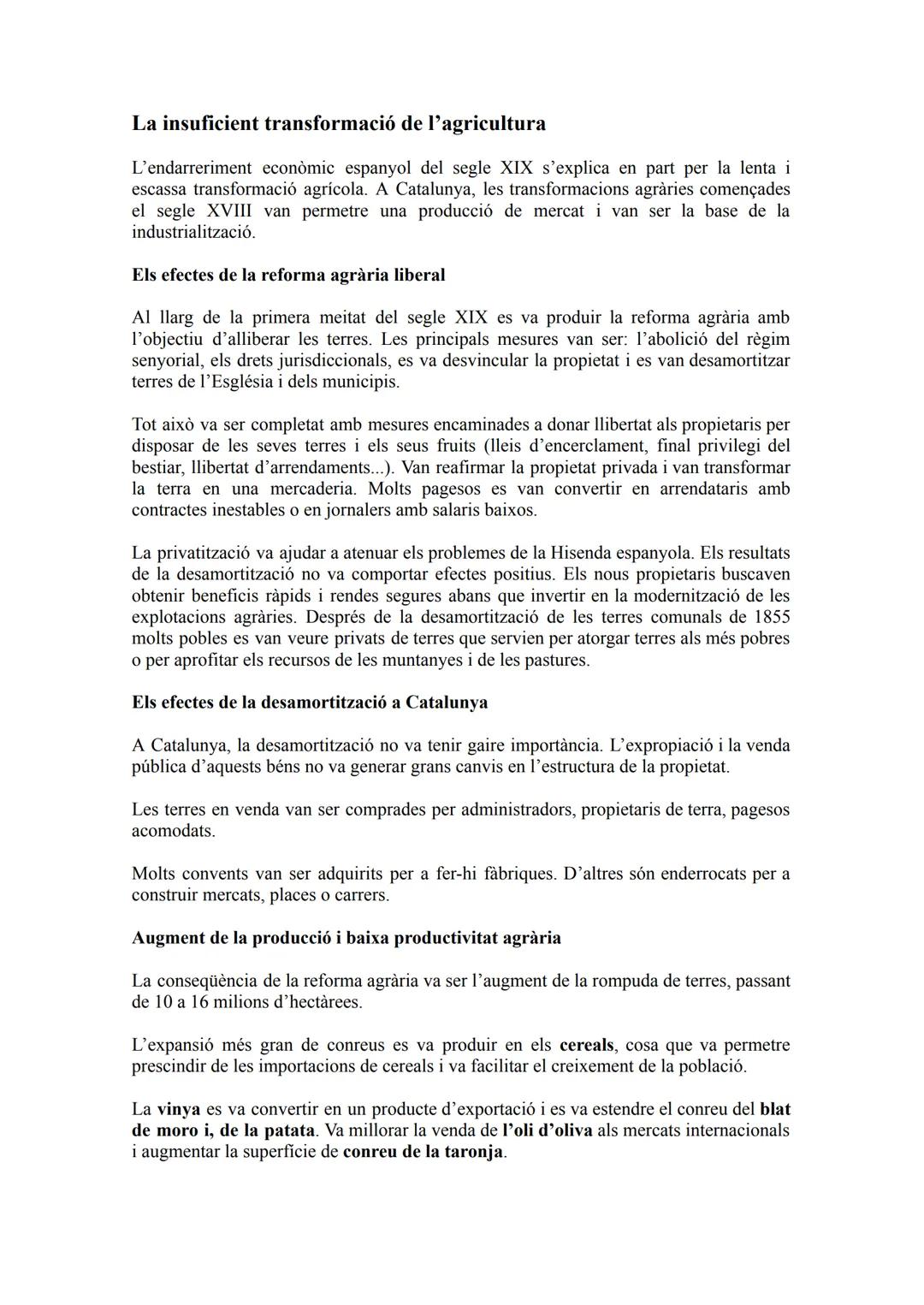 # CATALUNYA, PIONERA DE LA INDUSTRIALITZACIÓ
ESPANYOLA

## La modernització demogràfica del segle XIX

Al llarg del segle XIX la població es