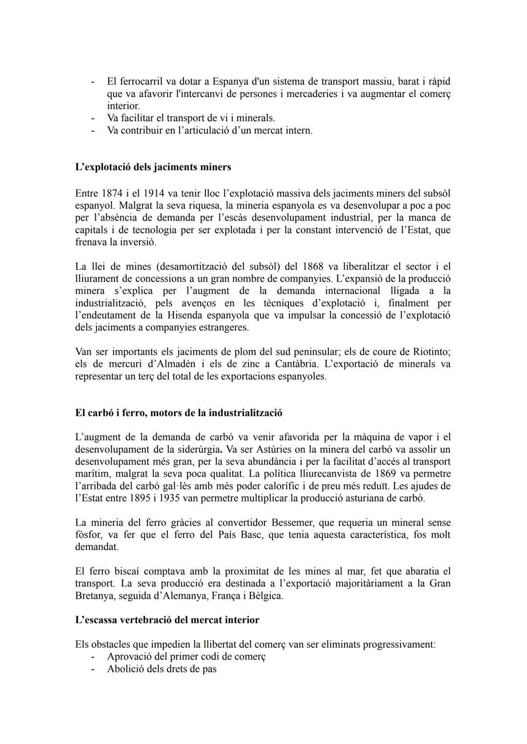 # CATALUNYA, PIONERA DE LA INDUSTRIALITZACIÓ
ESPANYOLA

## La modernització demogràfica del segle XIX

Al llarg del segle XIX la població es