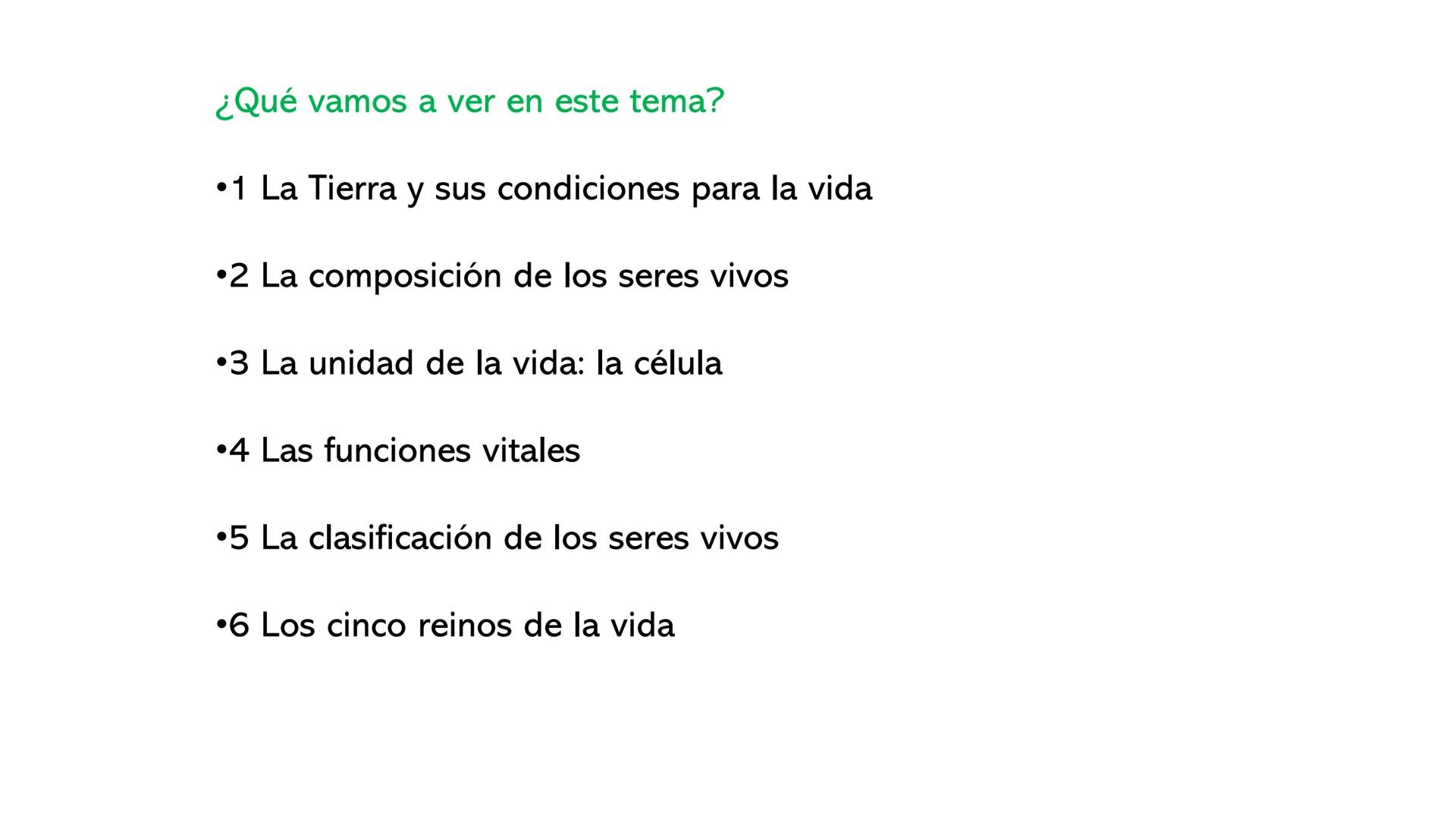UD1: LOS SERES VIVOS
1º ESO
DIVERSIDAD DE LOS SERES
VIVOS -
¿Qué elementos vivos e inertes reconoces en la foto?
¿Qué función se realiza en 
