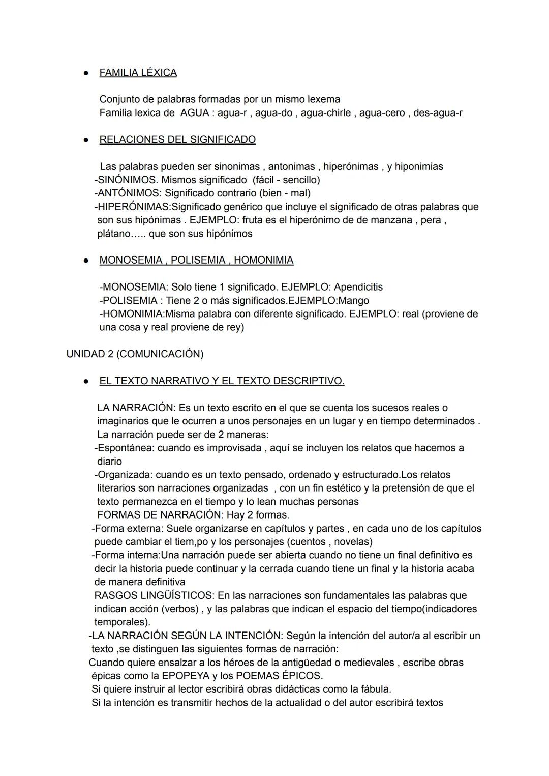 UNIDAD 1 (GRAMÁTICA)
●
RECUPERACIÓN 1 TRIMESTRE
LA PALABRA Y SU SIGNIFICADO
La palabra es la unidad dotada de significación que, en la estru