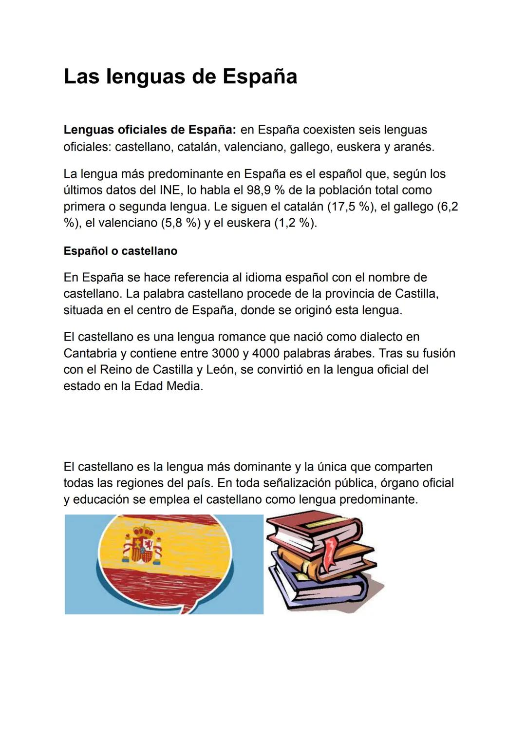 Las lenguas de España