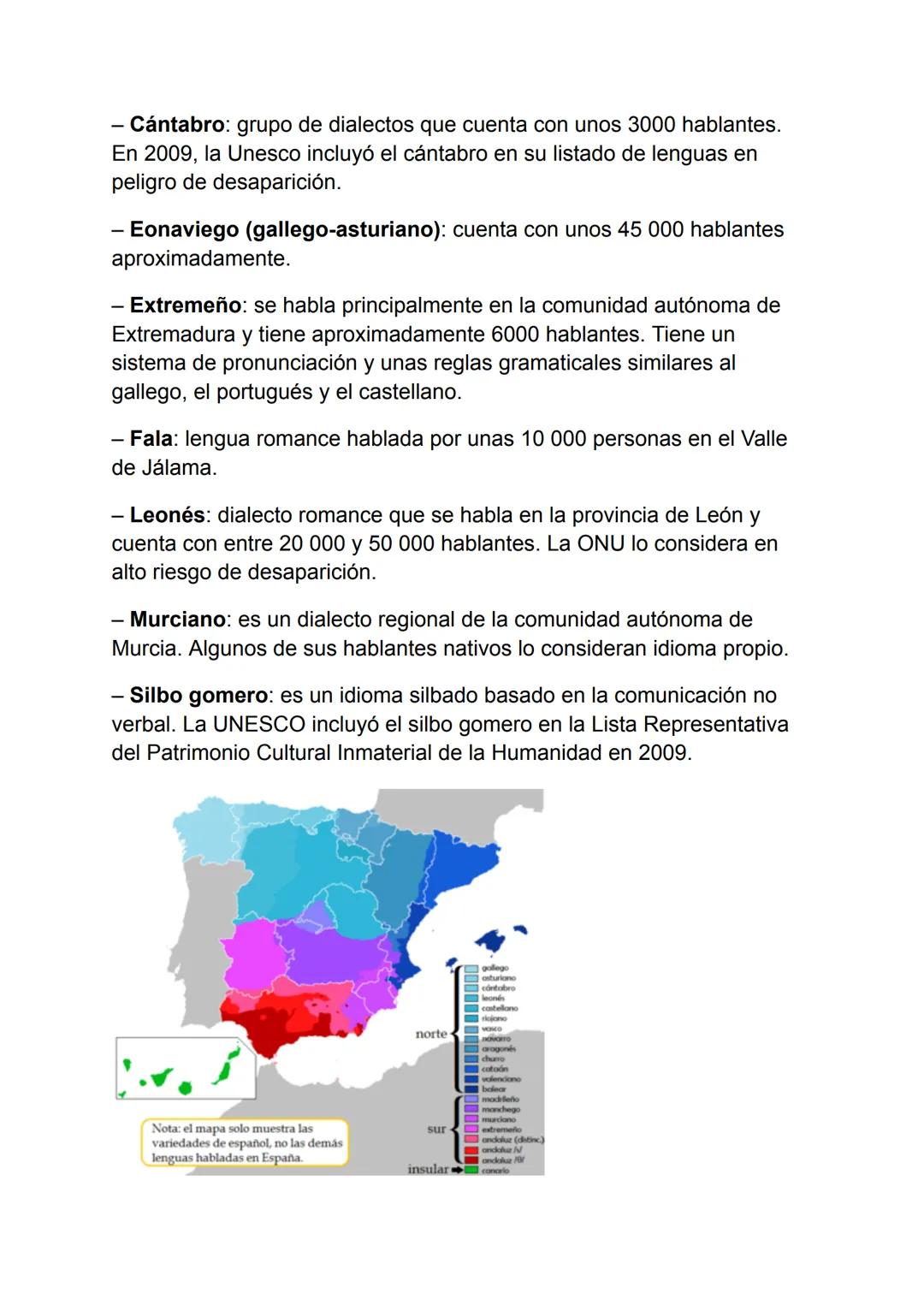 # Las lenguas de España

Lenguas oficiales de España: en España coexisten seis lenguas
oficiales: castellano, catalán, valenciano, gallego, 