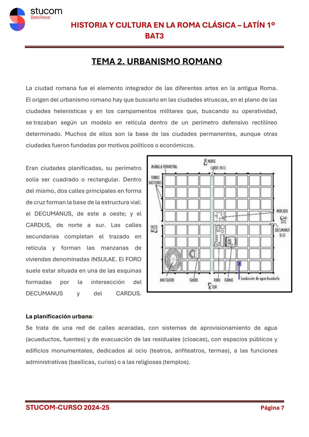 # stucom
Batxillerat

# HISTORIA Y CULTURA EN LA ROMA CLÁSICA - LATÍN 1°
BAT3

# TEMA 1. EL ORIGEN DE ROMA

Al poco tiempo de ser fundada, R