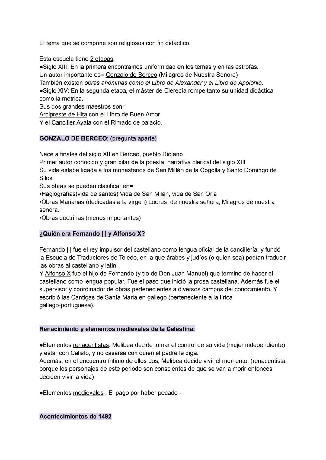 Examen lengua
Fases del amor cortes:
Fenhedor (no ha manifestado sus sentimientos, amor a primera vista),
●Pregador (los ha manifestado),
.E