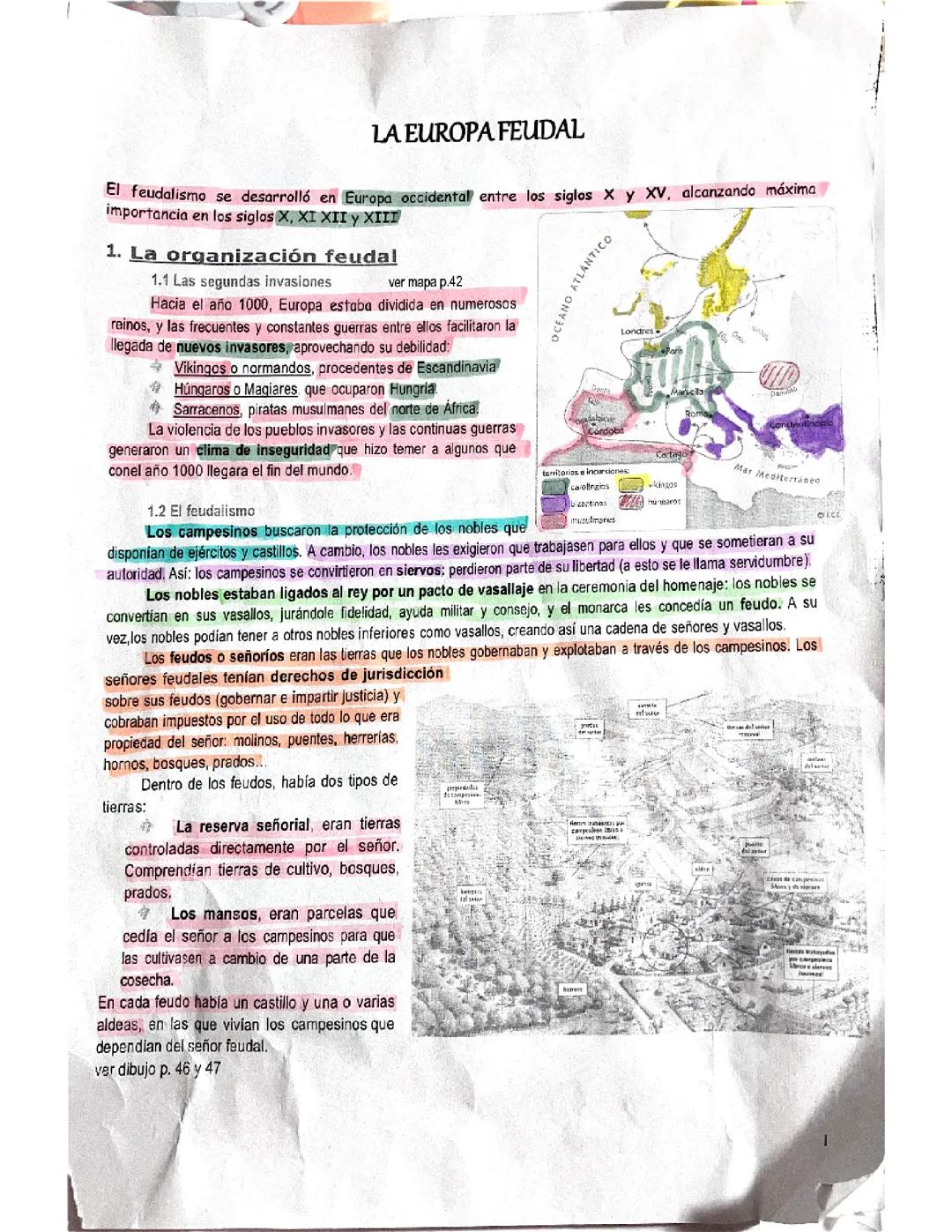 El Feudalismo y el Arte Románico para 2º ESO