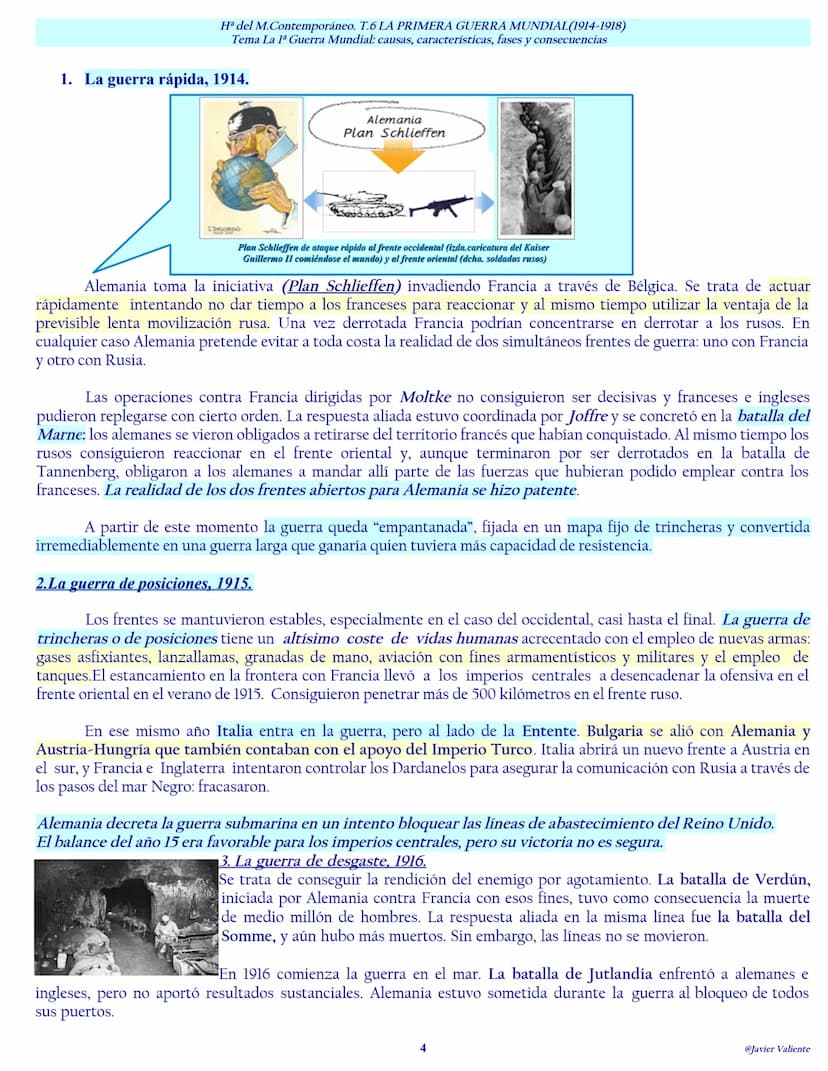 INTRODUCCIÓN
Los primeros años del siglo XX se desarrollan en un clima de "paz armada". Las rivalidades entre las potencias
provocaron numer