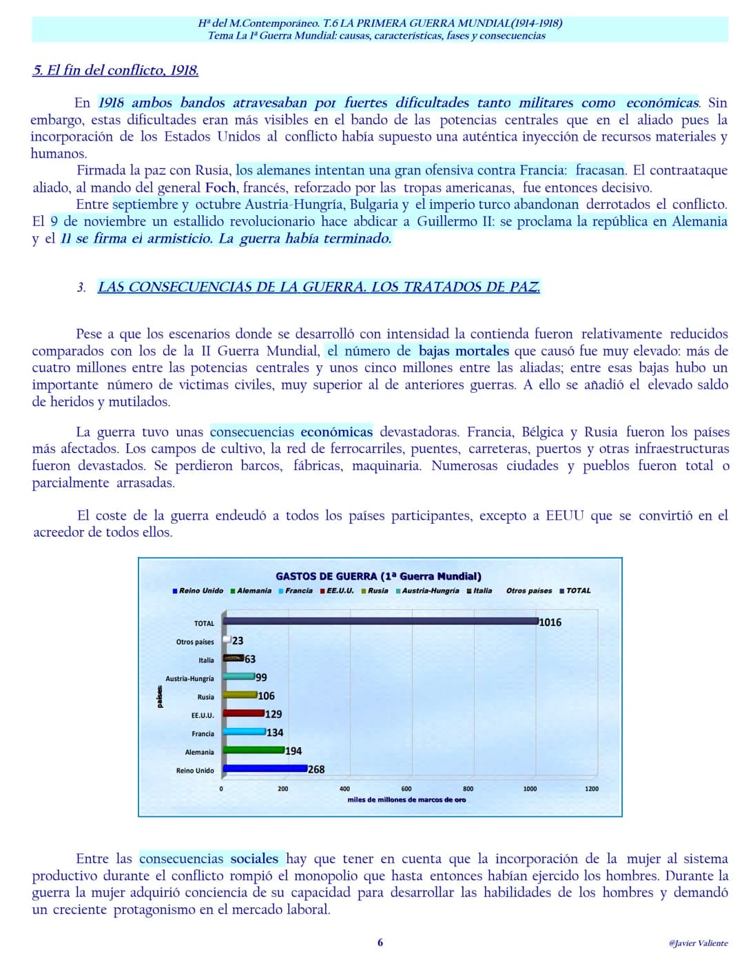 INTRODUCCIÓN
Los primeros años del siglo XX se desarrollan en un clima de "paz armada". Las rivalidades entre las potencias
provocaron numer