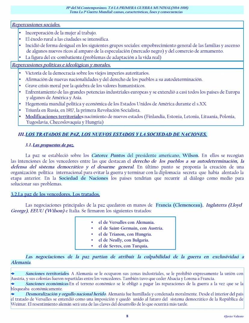 INTRODUCCIÓN
Los primeros años del siglo XX se desarrollan en un clima de "paz armada". Las rivalidades entre las potencias
provocaron numer