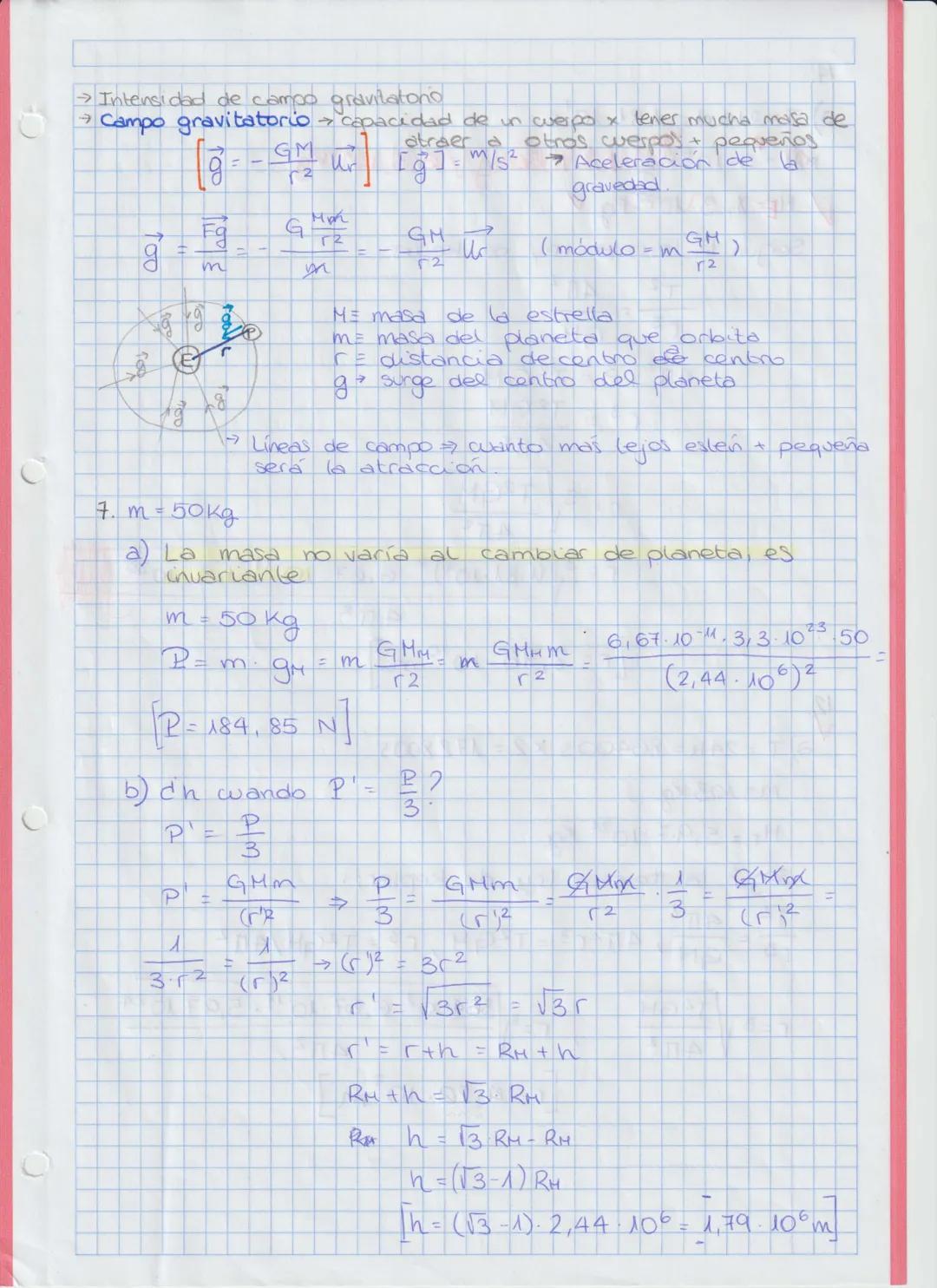 TEMA 1. GRAVITACIÓN
FORMULARIO
Constantes → Constante de gravitación universal, G = 6,67-10-11 N-m²
kg
Movimiento Circular Uniforme
Velocida