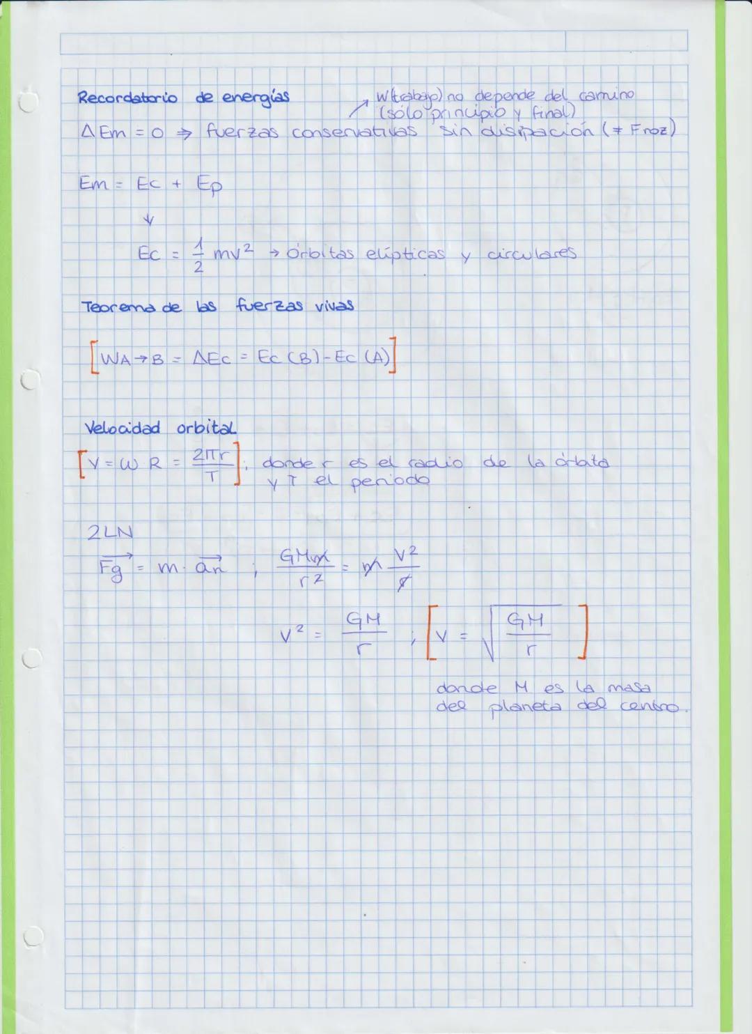 TEMA 1. GRAVITACIÓN
FORMULARIO
Constantes → Constante de gravitación universal, G = 6,67-10-11 N-m²
kg
Movimiento Circular Uniforme
Velocida