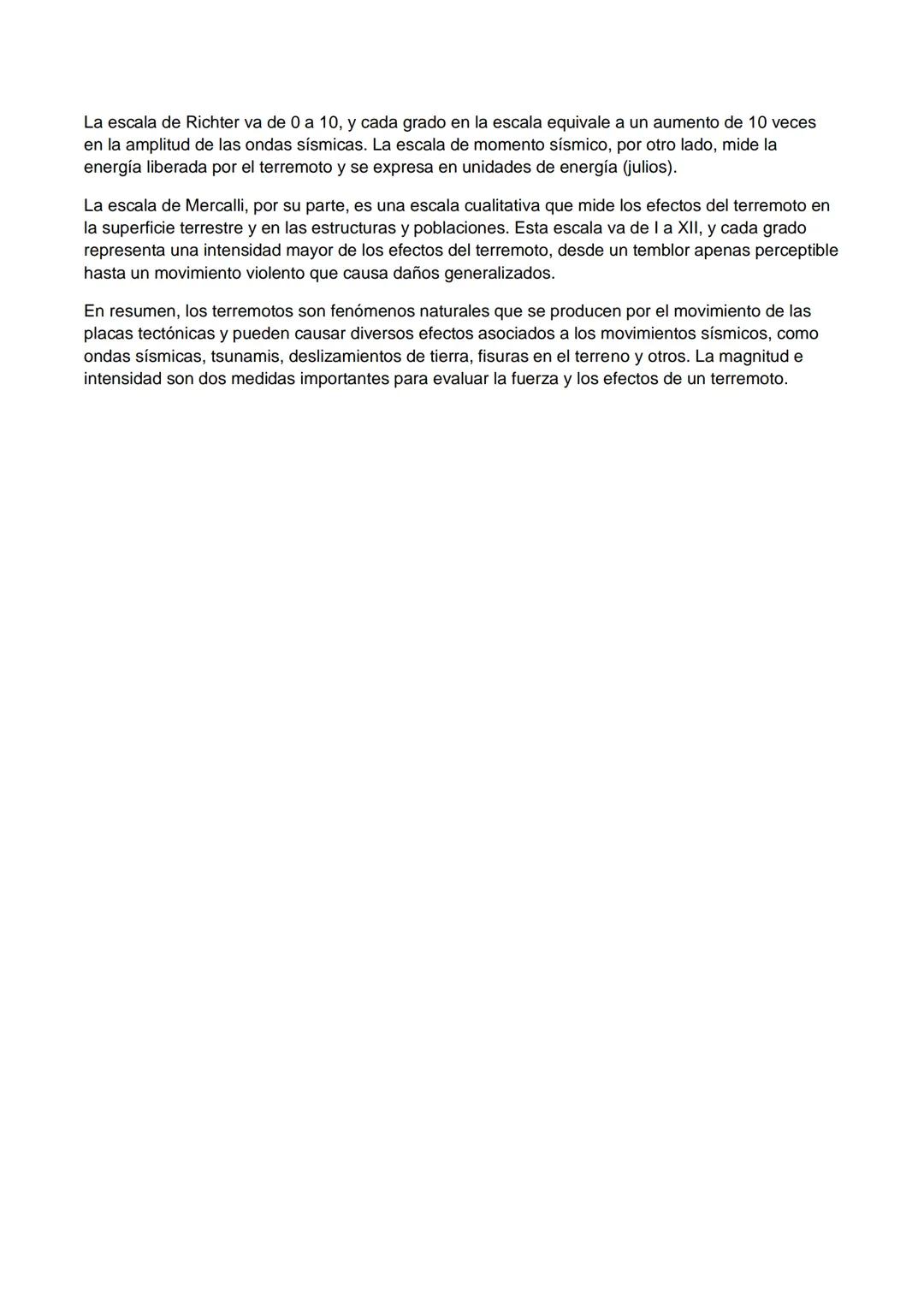 # Terremotos o seísmos

Un terremoto o seísmo es un fenómeno natural que ocurre cuando se produce una liberación
repentina de energía acumul
