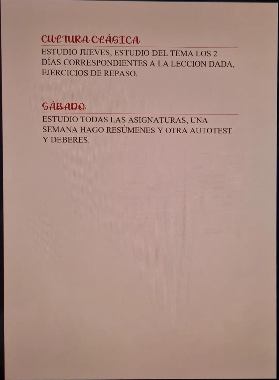 I
PEAN DE ESTUDIO
DIARIO
MATEMÁTICAS
ESTUDIO TODOS LOS DIAS, CON LOS DEBERES Y
EJERCICIOS DE REPASO.
INGLÉS
ESTUDIO TODOS LOS DIAS, DUOLINGO