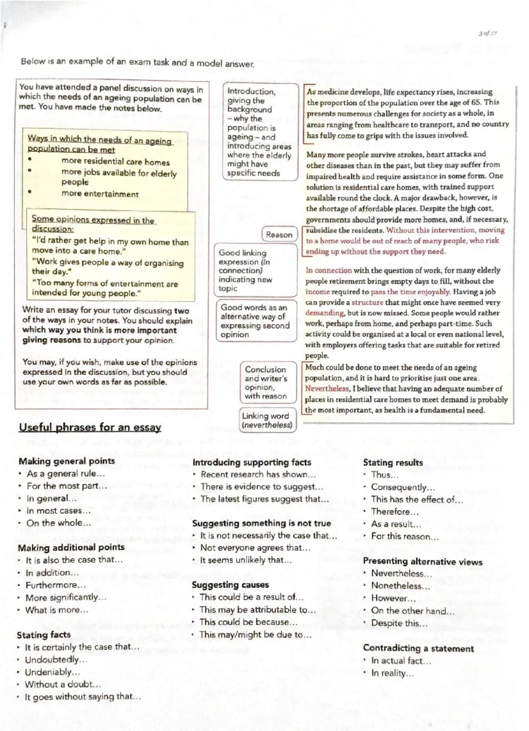 CAMBRIDGE
ADVANCED
EXAM
Writing Guide Part 1- Essay
•In part 1 of the writing exam you have to write an essay. This question is obligatory.
