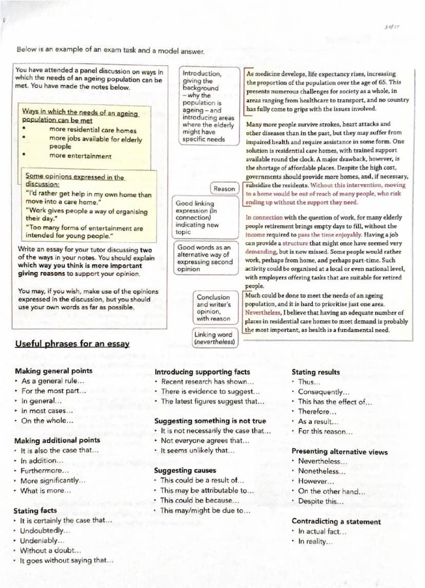CAMBRIDGE
ADVANCED
EXAM
Writing Guide Part 1- Essay
•In part 1 of the writing exam you have to write an essay. This question is obligatory.
