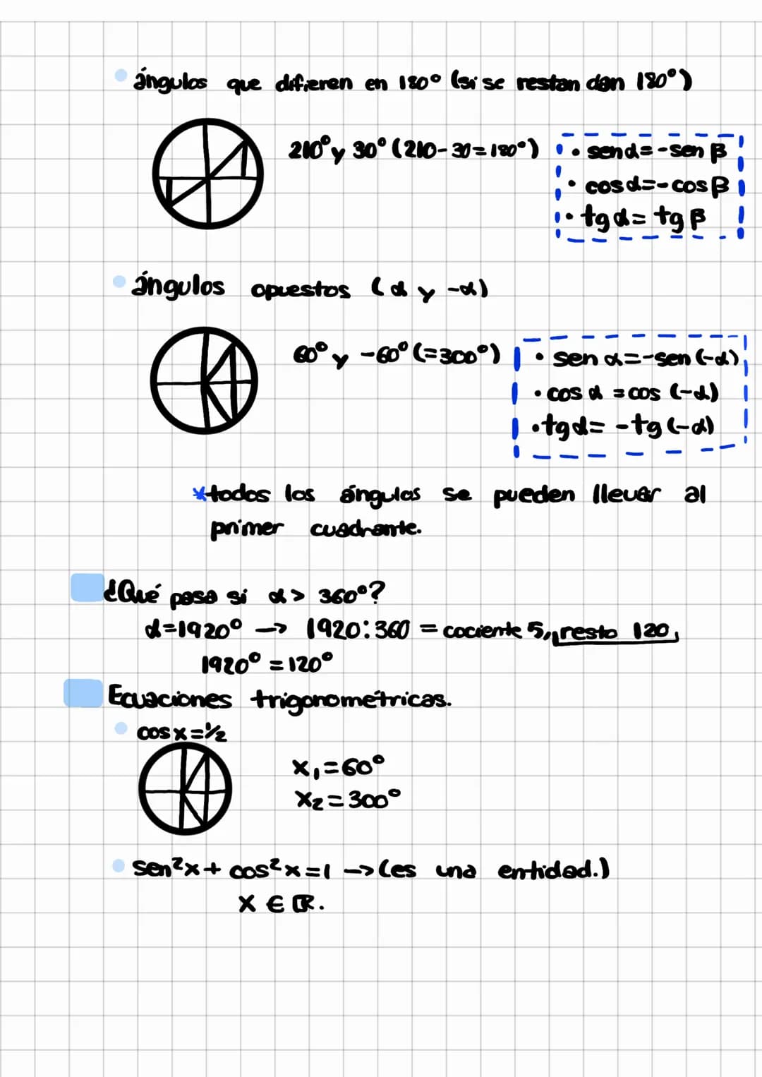 
<h2 id="degree">Degree</h2>
<p>An angle of a complete circumference is 360°. A radian is an angle whose arc is equal to the radius, express