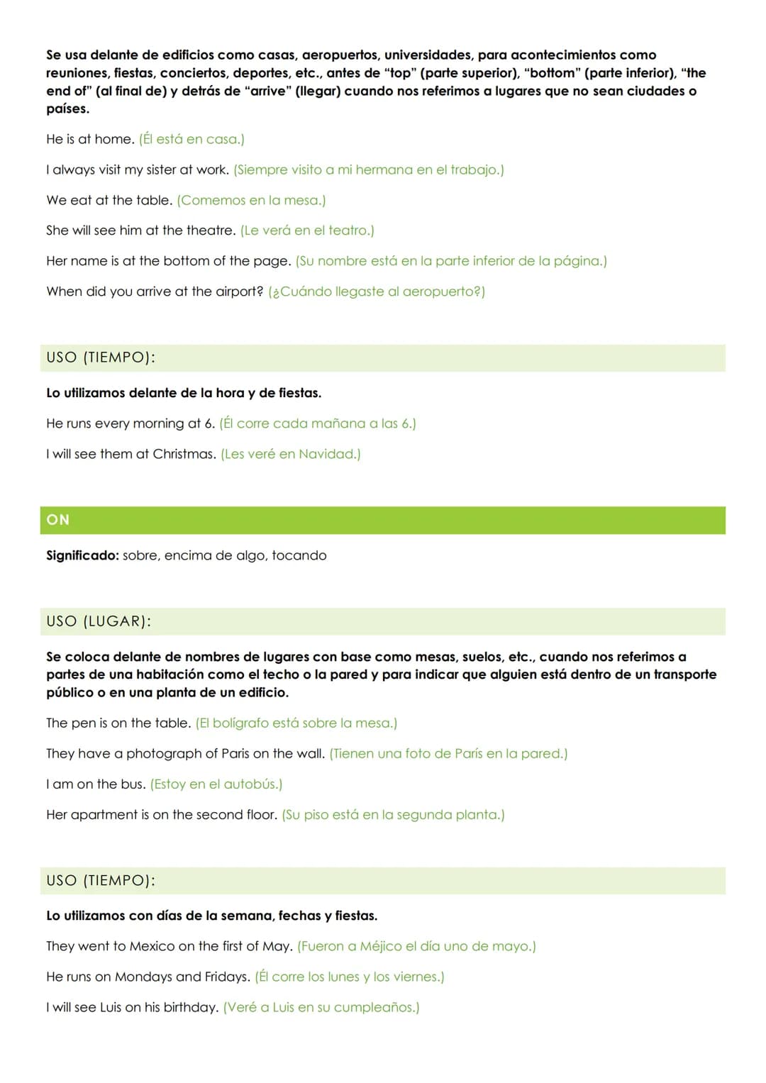 
<p>Prepositions are one of the parts of English that is most difficult for Spanish speakers to learn because direct translation is often im