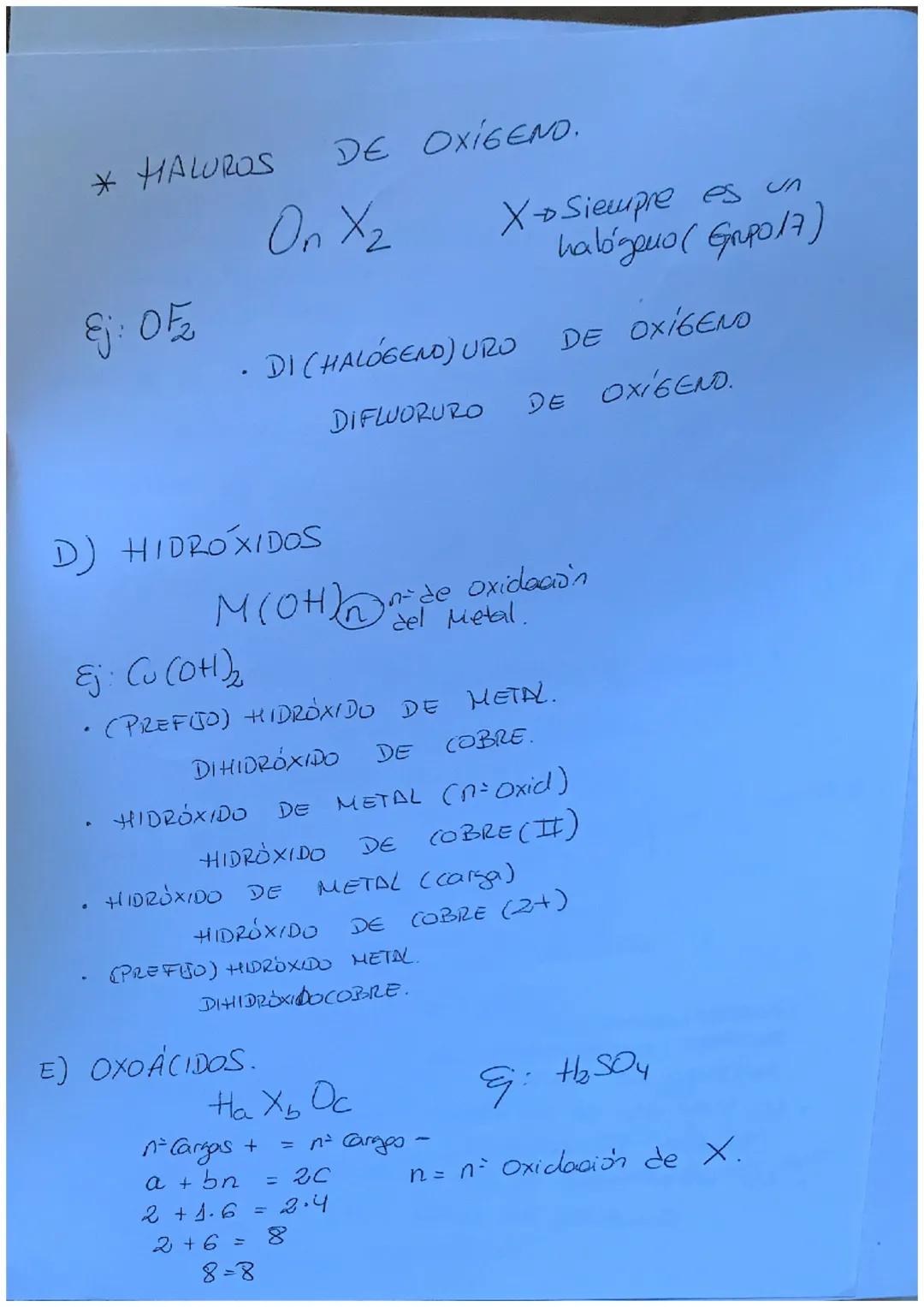 FORMULACIÓN Y NOMENCLATURA.

QUÍMICA INORGÁNICA.

A) COMBINACIONES BINARIAS DEL HIDROGENO.

* HIDRUROS METÁLICOS

MHO número de oxidación

E