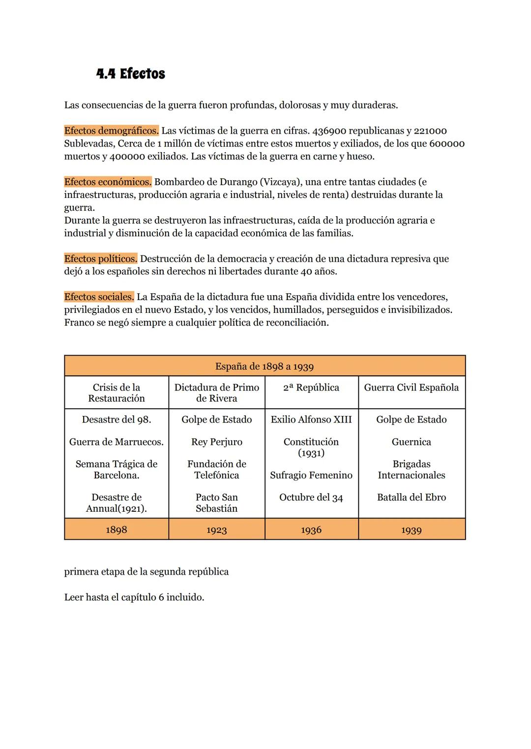 Ud 6 España de 1898 a 1939
Índice:
1. las crisis de la restauración.
2. La dictadura de Primo de Rivera.
3. La segunda República.
4. La Guer